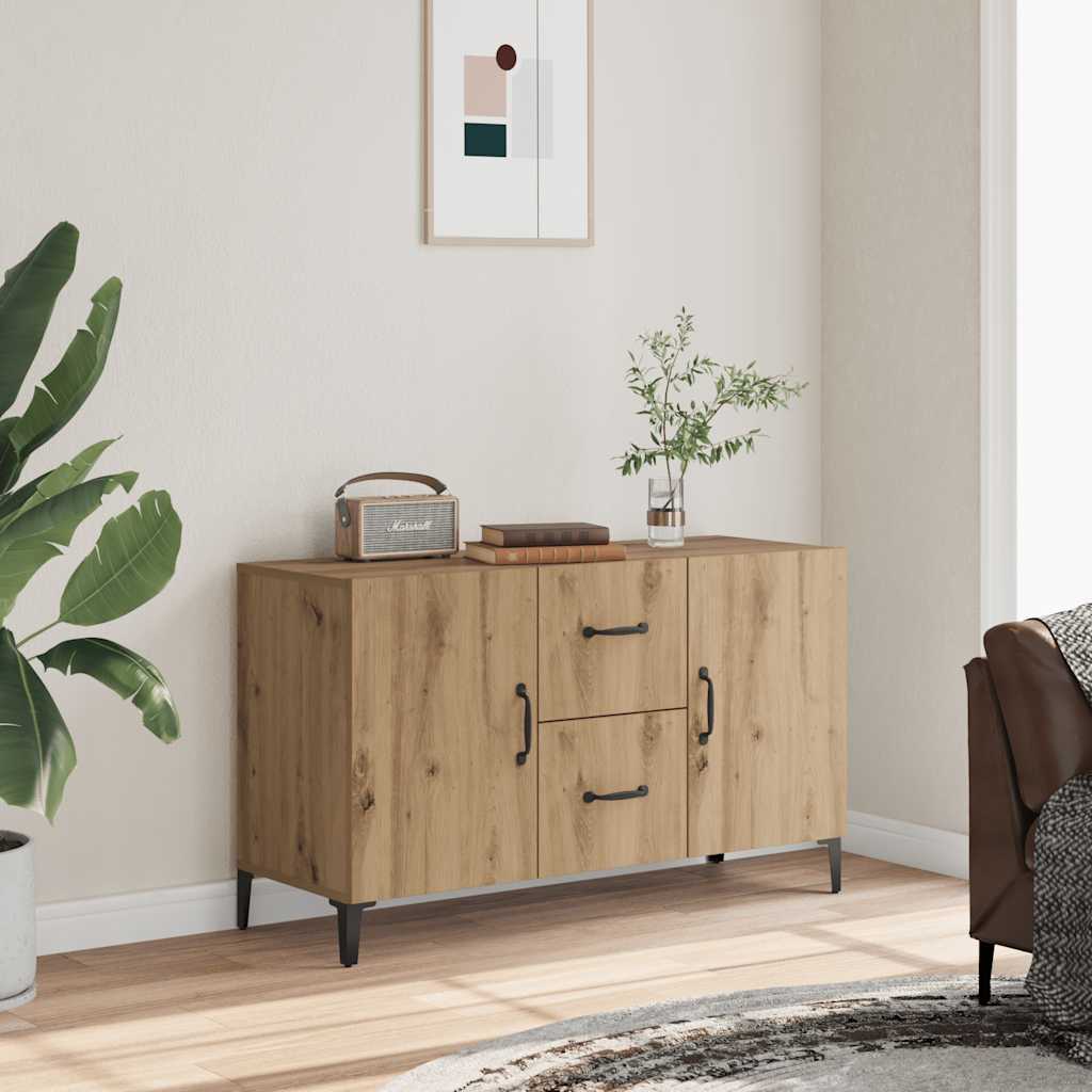 Sideboard Artisan Oak 100x36x60 cm Engineered Wood